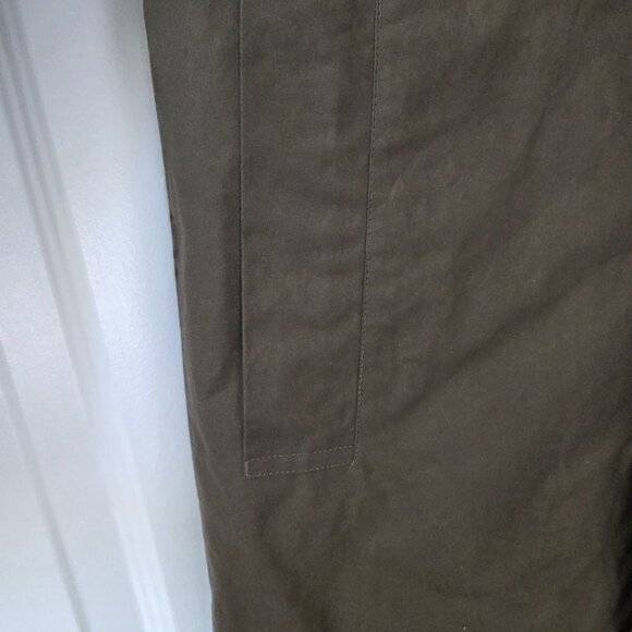 Selected Homme Olive Green Wax Coat (Brand New w Tags) - Sz L- fabulous & Rare - Picture 11 of 12